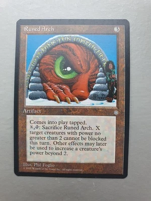 Runed Arch, MTG Ice Age (1995), Rare Artifact NM - Image 1 of 2