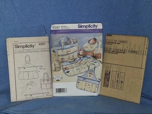 Simplicity 4597 Gartenzubehör Schürze Tragetasche Visier Kellnerin Koch Koch Gärtner - Bild 1 von 5