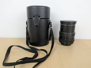 Vintage Pentacon Auto 2.8/135 Camera Lens + Case Black German 1008127 Good Condi - Picture 1 of 18