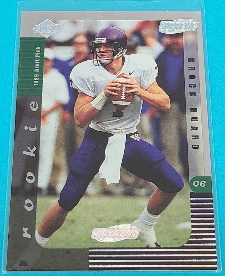1999  Collector's Edge Supreme Galvanized /250 #151 Brock Huard Football Card J5 - Image 1 of 2