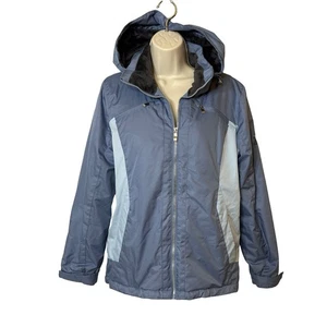 ZeroXposur Damen Winterjacke mittelblau chill abnehmbare Kapuze gefüttert - Bild 1 von 12