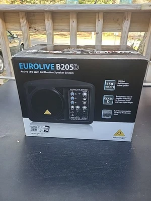 Behringer Eurolive B205D Multi-purpose 150 Watt Active PA and Monitor Speaker Sy - Image 1 of 4
