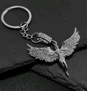 ✅Ángel 🪽 Llavero colgante de metal brillante mujer idea de regalo ❤🎁 Nuevo - Imagen 1 de 3