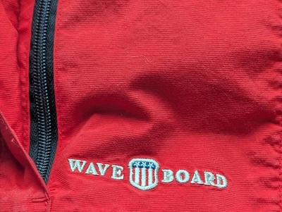 Waveboard Snowboardjacke Ski Damen 34 Rot Kapuze Gefüttert Schneefang  - Bild 1 von 4