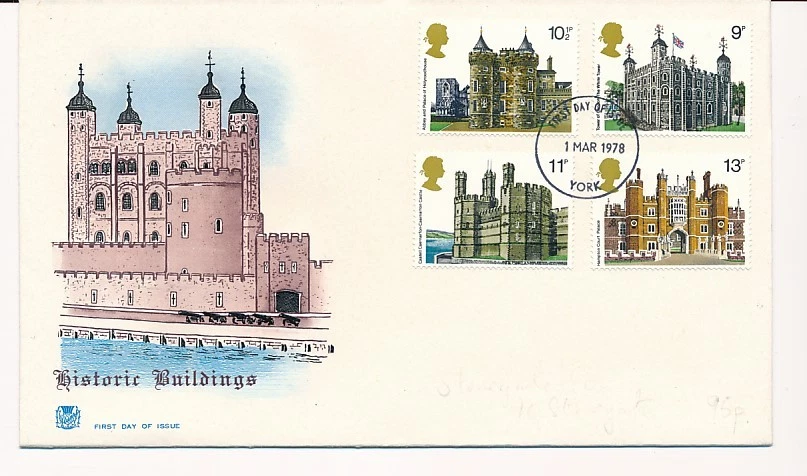 D90061 Buildings Architecture Historic Buildings FDC Great Britain - Image 1 of 1