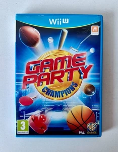 Game Party Champions Inc Artwork + Manual Nintendo Wii U VGC Mint Disc - Picture 1 of 3