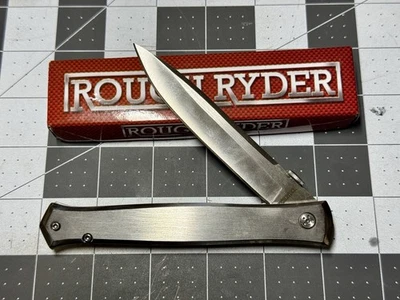 Rough Ryder RR1860 Slim Man Stiletto Folding Knife - Image 1 of 4