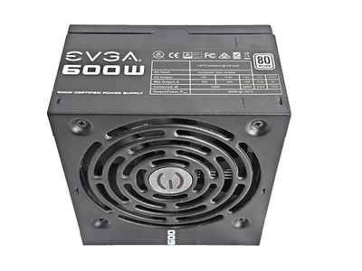 EVGA 600W Power Supply PSU 100-W1-0600 working pull - Image 1 of 4