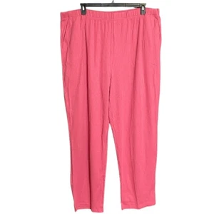 Woman Within 30/32 Tall Ribbed Lounge Pants New Sweats Casual Cozy Loungewear - Picture 1 of 9