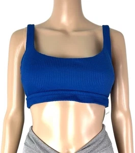 Aerie New Tank Style Pullover gepolstert blau Bralette BH-Top Größe Large - Bild 1 von 8