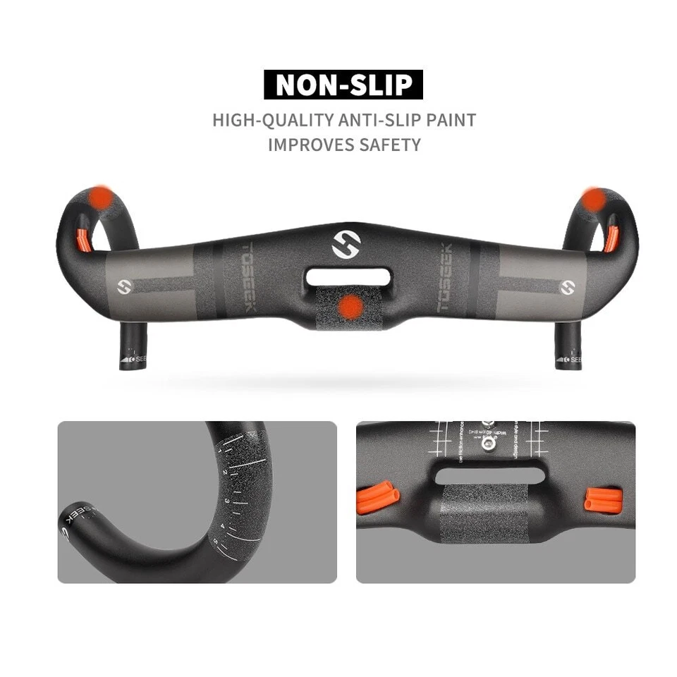 Cable interior completo de fibra de carbono para manillar de bicicleta de carretera 400/420/440 mm Foto 1 de 4