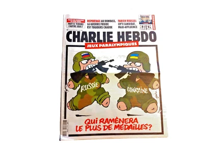 Charlie Hebdo N° 1544 of February 23, 2022 Paraolympic Games. - Image 1 of 2