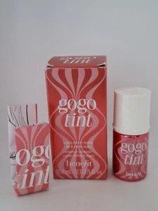 Benefit GoGo Tint Bright Cherry Tinted Lip & Cheek Stain 10mL Full Size BNIB x1  - Picture 1 of 5
