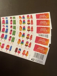 FOREVER GENUINE FROZEN TREATS BOOKLETS LOT OF 5 MNH OG 100% GENUINE - Picture 1 of 1