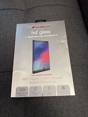 Invisible Shield HD Glass For Apple Ipad Mini 5TH GEN & 4 ZAGG Open Box - Image 1 of 2