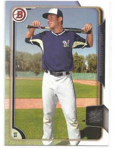 Jake Gatewood Milwaukee Brewers 2015 Bowman Draft Prospect - Picture 1 of 1