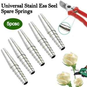 5/10Pcs Secateur Spring Replacement Garden Pruning Shears Pruner Gardening Tool - Picture 1 of 12