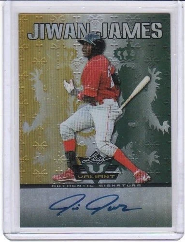 2011 LEAF VALIANT AUTO AUTOGRAPH JIWAN JAMES RC  - Image 1 of 1