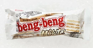 BENG-BENG WAFER CREAM WHITEN CHOCOLATE COCONUT DELICIOUS SOFT + CRISPY 22G - Picture 1 of 5