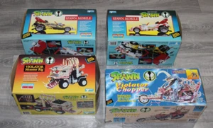 LOT OF 4 McFarlane's SPAWN VIOLATOR MONSTER RIG , VIOLATOR CHOPPER, SPAWN MOBILE - Picture 1 of 7