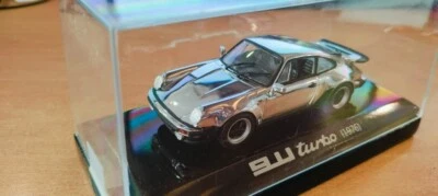 Porsche 911 Turbo 1976 Chrome Minichamps Limited Edition - Imagen 1 de 4