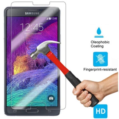 PELÍCULA PROTECTORA DE PANTALLA DE VIDRIO TEMPLADO TRANSPARENTE HD PREMIUM PARA SAMSUNG GALAXY NOTE 4 Foto 1 de 4