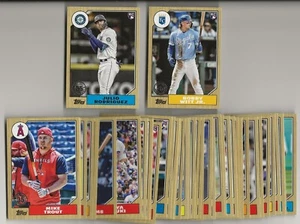 2022 Topps Update Series 1987 Topps Insert 50 Card Set RODRIGUEZ, WITT JR. RCs - Bild 1 von 2