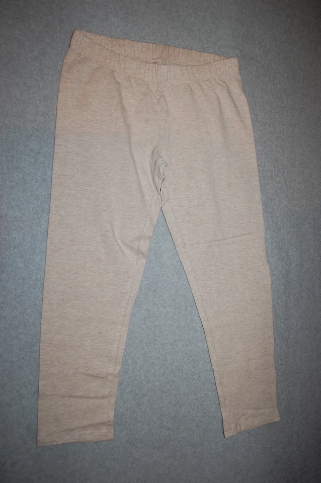 Jr Womens OATMEAL BEIGE CAPRI LEGGINGS Cropped SIZE XS 1 M 7-9 XXL 19 - Image 1 of 1
