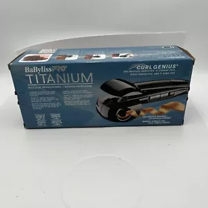 BabylissPRO Titanium Professional Curl Machine Curl Genius New Open Box - Picture 1 of 8