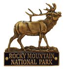 Rocky Mountain National Park Elk CO walking Hiking Medallion NEW Goes On Staff