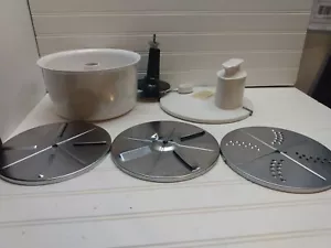 NuTone Built-In Food Center Salad Maker Slicer Grater Bowl Switch Attachment - Picture 1 of 10