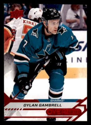 2020-21 Upper Deck Overtime Red #28 Dylan Gambrell /99 (ref 239499) - Image 1 of 2
