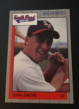 1990 Grand Slam Cards South Bend White Sox John Zaksek #22
