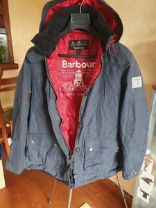 Barbour giacca donna Shore cerata 2013 LWX0340NY92 taglia US12/UK16 - Foto 1 di 18