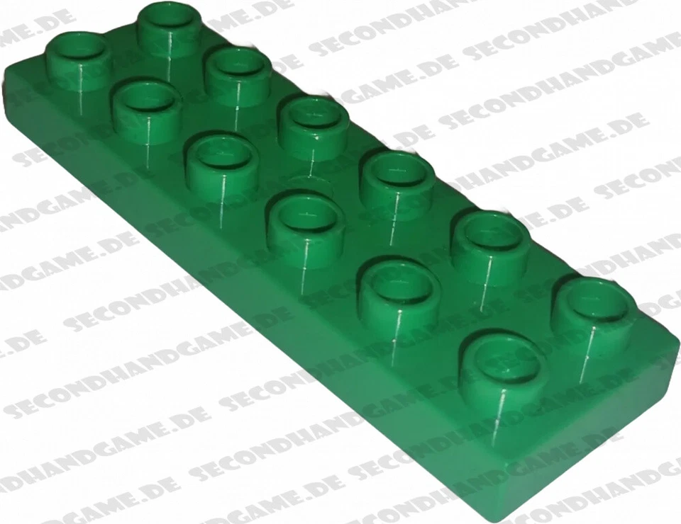 Lego Duplo 98233 Platte 2x6 Grün - Bild 1 von 1