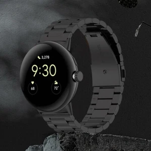 Stainless Steel Strap No- Strap for Google Pixel Watch 3 41mm(Black) - Zdjęcie 1 z 10