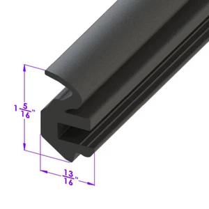 Sello de parabrisas, ventana trasera y cuarto de ventana para automóviles con revestimiento cromado; LP 30-F - Imagen 1 de 2