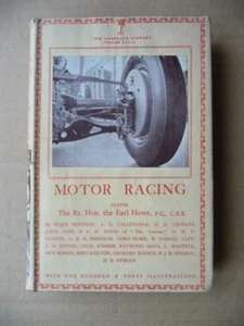 MOTOR RACING. by Earl Howe, Lonsdale Library. 1947 printing. 256 pages. - Picture 1 of 5