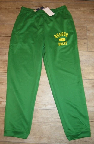Nike Oregon Ducks Green Dri-FIT Sweatpants Warm-up Pants size Men's Large Cover