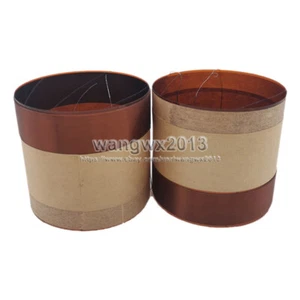 2pcs 63.5mm Core 8ohm KSV Bass Voice Coil Woofer Speaker Sound Drive Repair Part - Picture 1 of 8