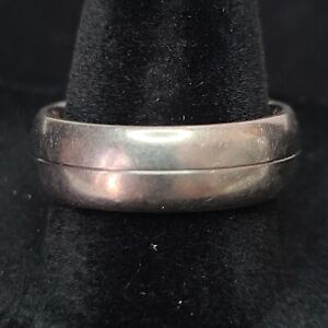 Men's Brushed Silver Titanium Wedding Band Ring Size 9 TI REVV Designs