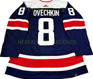 NWT-PRO-54/XL ALEX OVECHKIN WASHINGTON CAPITALS 3rd PRIMEGREEN ADIDAS NHL JERSEY - Picture 1 of 8