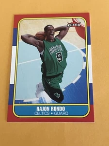 2006-07 Fleer 1986-87 Retro Design 20th Anniversary Rajon Rondo #107 ROOKIE 🔥 - Picture 1 of 3