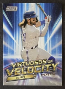 2023 Topps Stadium Club Bo Bichette #VV-19 Virtuosen der Geschwindigkeit - Bild 1 von 2