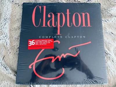 Complete Clapton LP Eric Clapton Vinyl Box Set Warner Bros New Seal Shelf Wear Foto 1 de 3