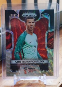 Panini Prizm World Cup 2018 - Cristiano Ronaldo - Black and gold - Portugal 