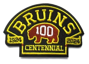 LOT OF (1) 1924-2024 HOCKEY BOSTON BRUINS 100 CENTENNIAL PATCH PATCHES ITEM # 72 - Picture 1 of 1