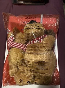 Vintage Ultra Rare Sealed Avon Plush Dog W/ Scarf 30 Cm & Puppy With Jumper 20cm - Picture 1 of 5