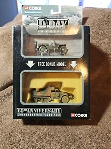 Corgi D-Day 60th Anniversary Die-Cast Models (Omaha Beach Set #3) NIB