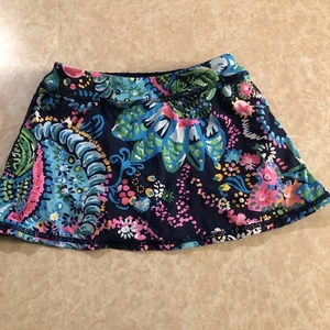 LILLY PULITZER GIRLS SIZE Small (4-5) MINI AILA SKORT *TAKE ME TO THE SEA* - Picture 1 of 4